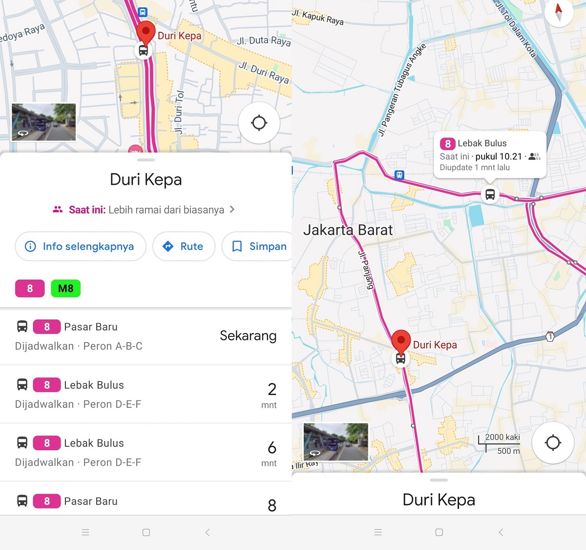 Terbaru, Begini Cara Cek Jadwal Dan Lokasi Bus Transjakarta Via Google Maps